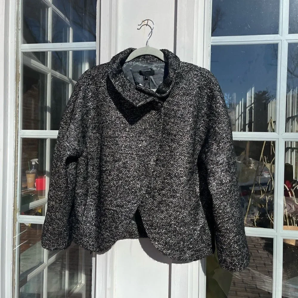 J Crew Collection Metallic Mohair Tweed Jacket NWT - Picture 9 of 13